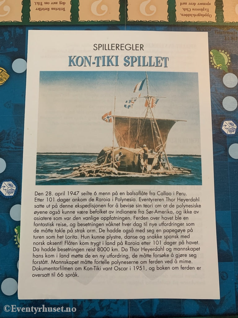 Kon-Tiki Spillet. 2004. Brettspill. Brettspill