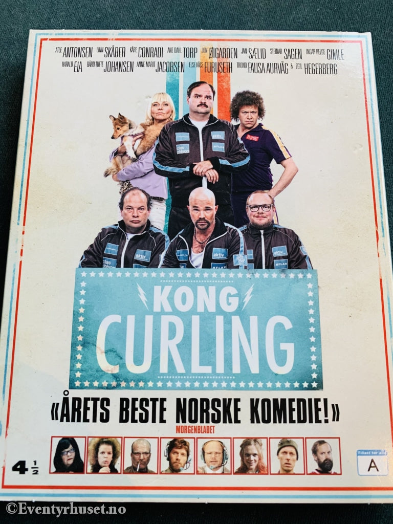 Kong Curling. Blu Ray Slipcase. Blu-Ray Disc