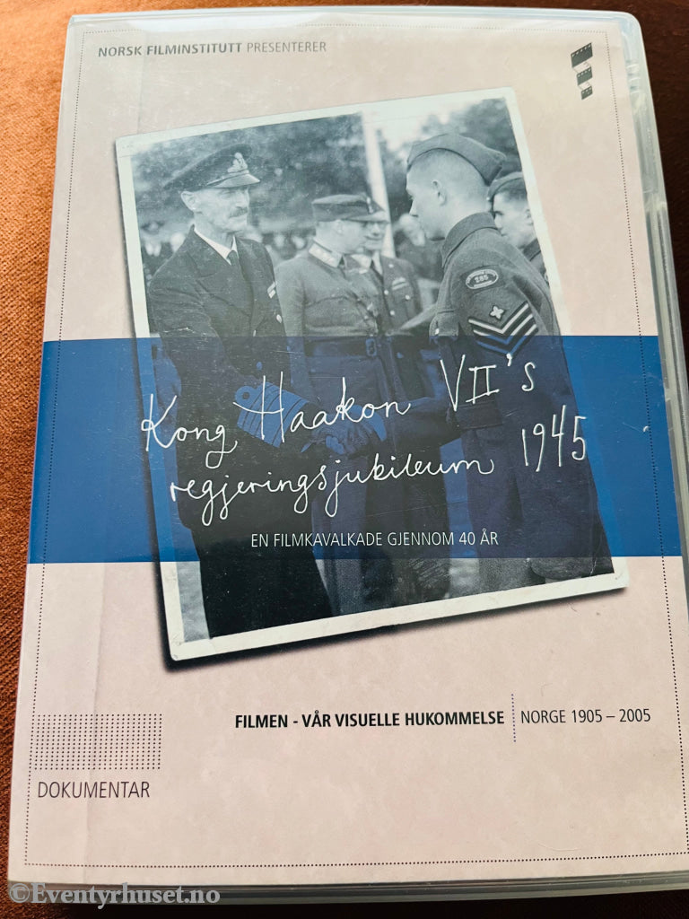 Kong Haakon Vii´s Regjeringsjubileum. Dvd. Dvd