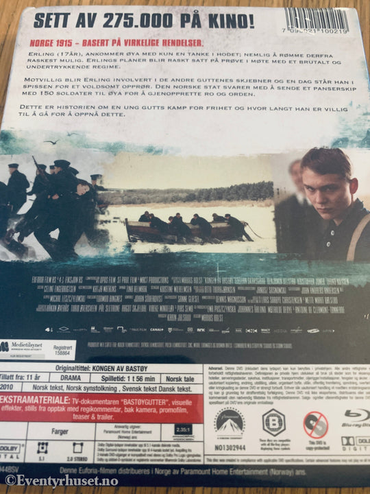 Kongen av Bastøy (2010). Blu-Ray slipcase. Ny i plast!