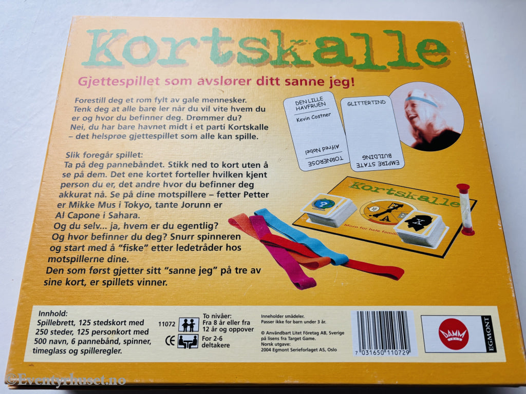 Kortskalle. Brettspill