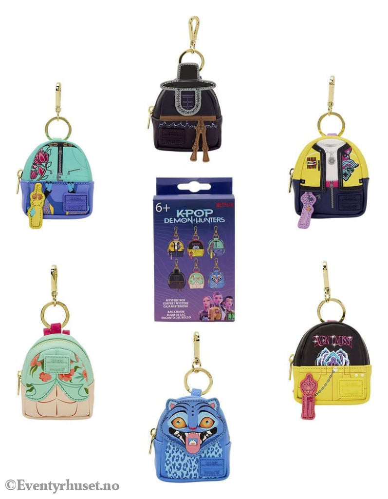 KPop Demon Hunters by Loungefly Bag Charm Mystery Box Display (15) Fashion & Accessories