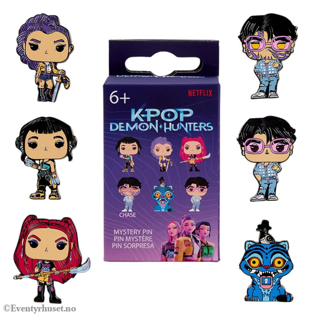 KPop Demon Hunters by Loungefly Enamel Pins Blind Display (12) Fashion & Accessories