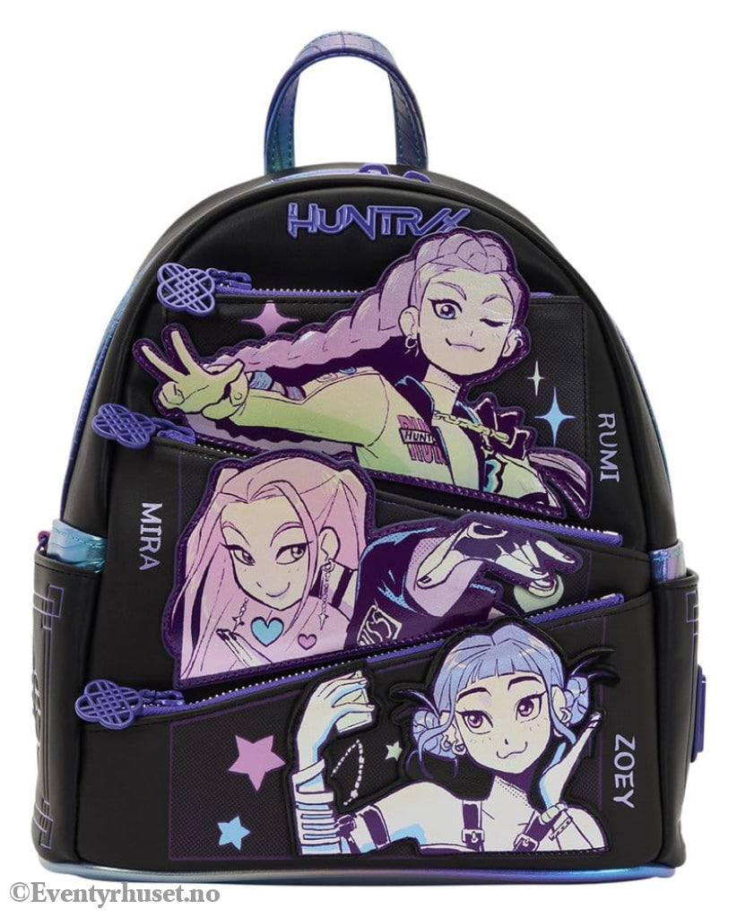 KPop Demon Hunters by Loungefly Mini Backpack Huntrix Fashion & Accessories