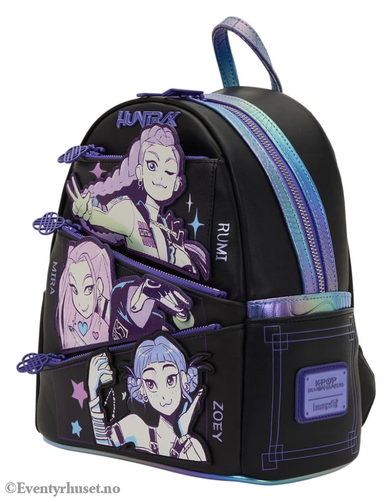 KPop Demon Hunters by Loungefly Mini Backpack Huntrix Fashion & Accessories