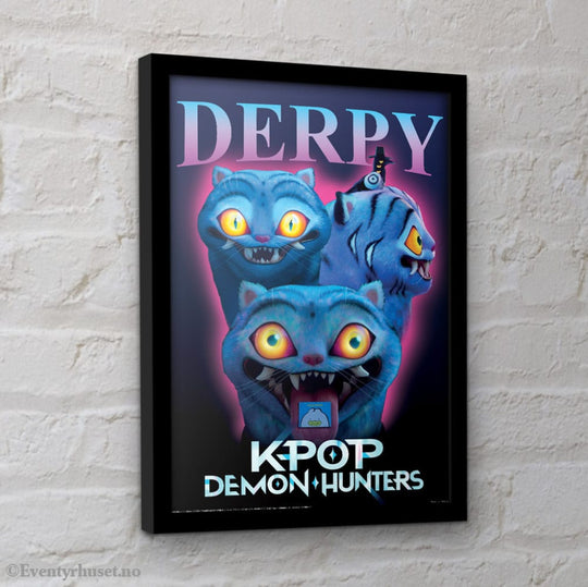 KPop Demon Hunters Collector Print Framed Poster Derpy Home & Gifts