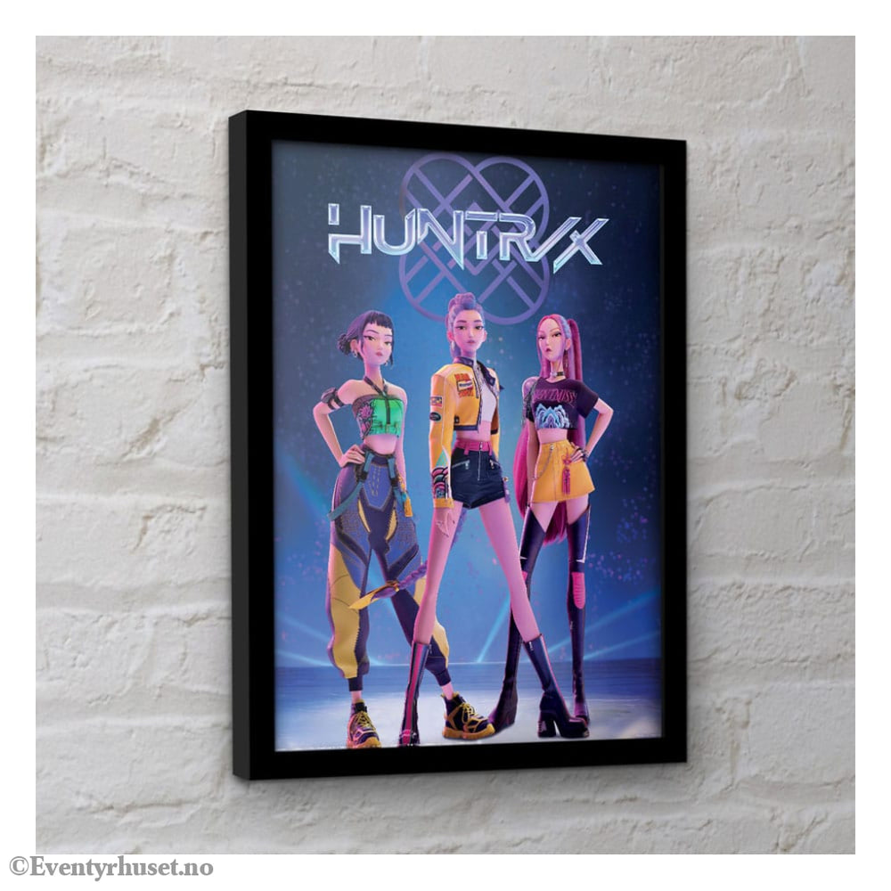 KPop Demon Hunters Collector Print Framed Poster Huntrix Home & Gifts
