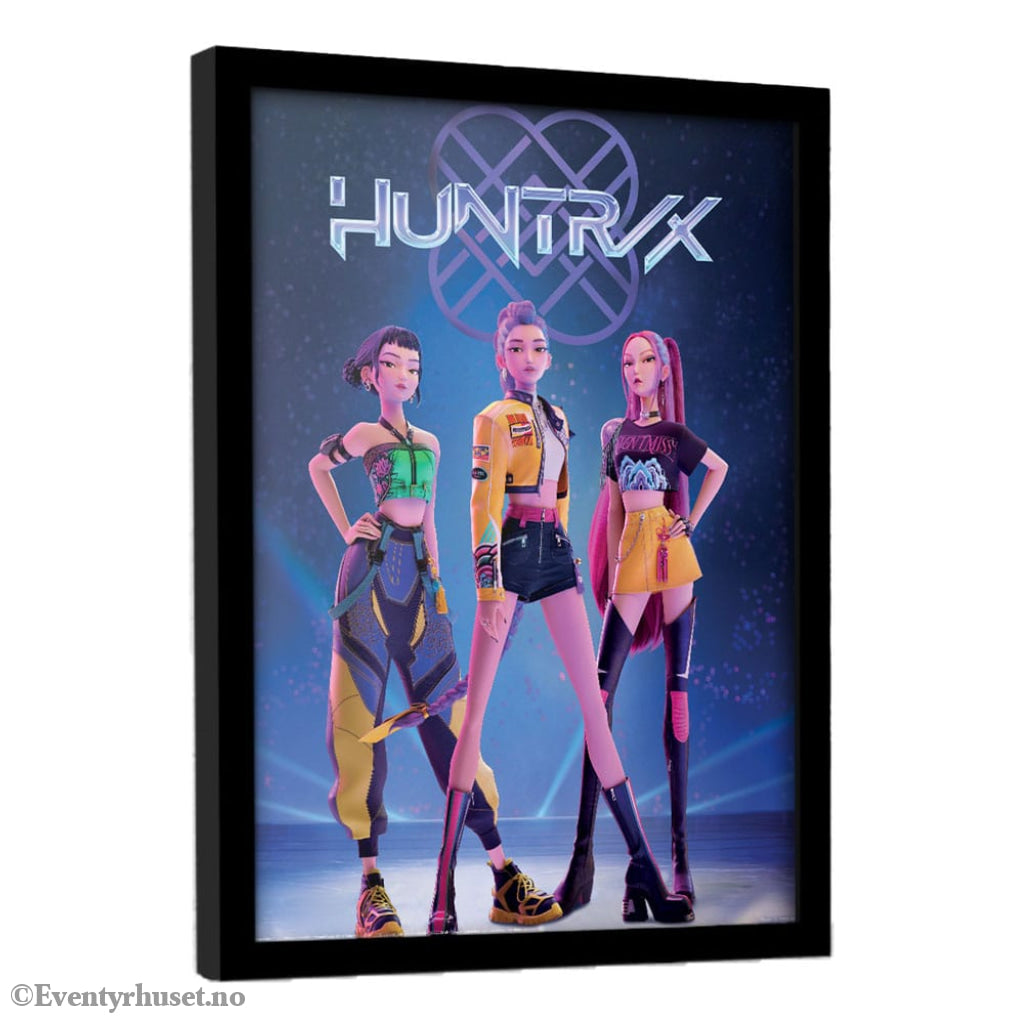 KPop Demon Hunters Collector Print Framed Poster Huntrix Home & Gifts