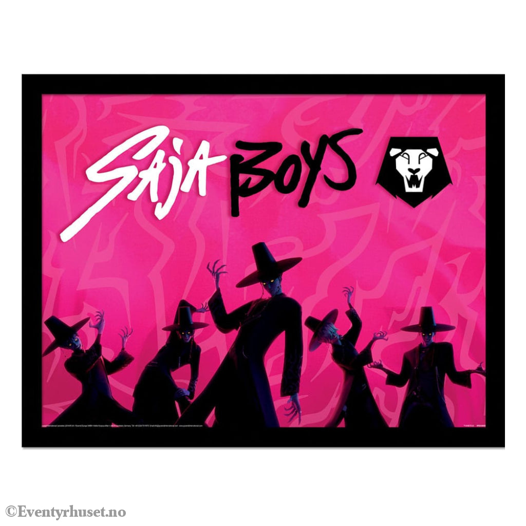 KPop Demon Hunters Collector Print Framed Poster Saja Boys Idol Home & Gifts