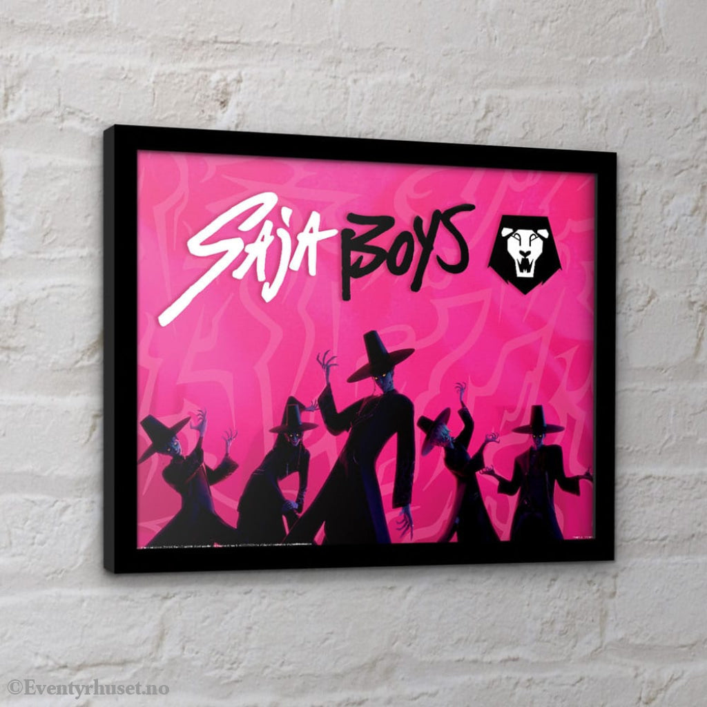 KPop Demon Hunters Collector Print Framed Poster Saja Boys Idol Home & Gifts