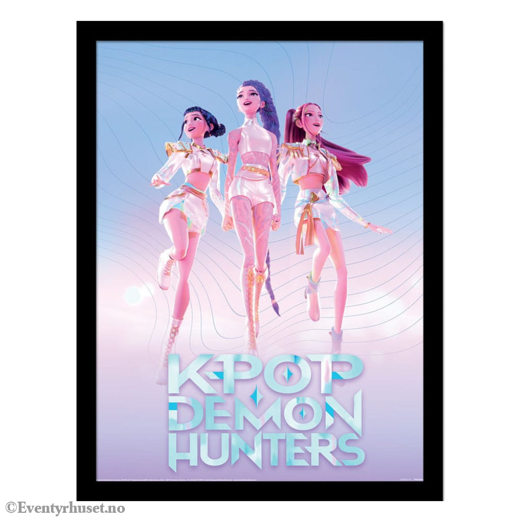 KPop Demon Hunters Collector Print Framed Poster Trio Home & Gifts