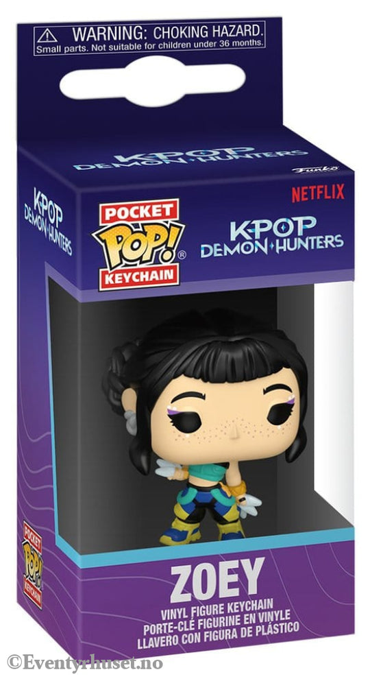 KPop Demon Hunters POP! Vinyl Keychains 4 cm Zoey Display (12) Fashion & Accessories