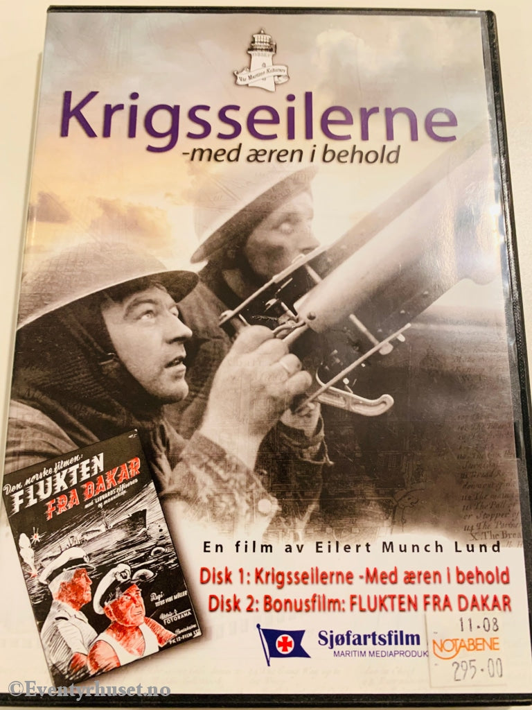 Krigsseilerne - Med Æren I Behold. 2008. Dvd. Dvd