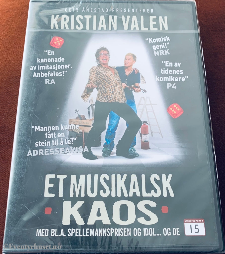 Kristian Valen - Et Musikalsk Kaos. Dvd. Ny I Plast! Dvd