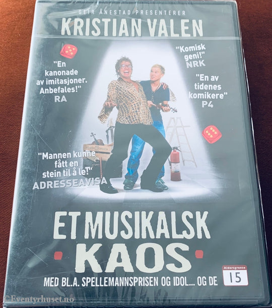 Kristian Valen - Et Musikalsk Kaos. Dvd. Ny I Plast! Dvd