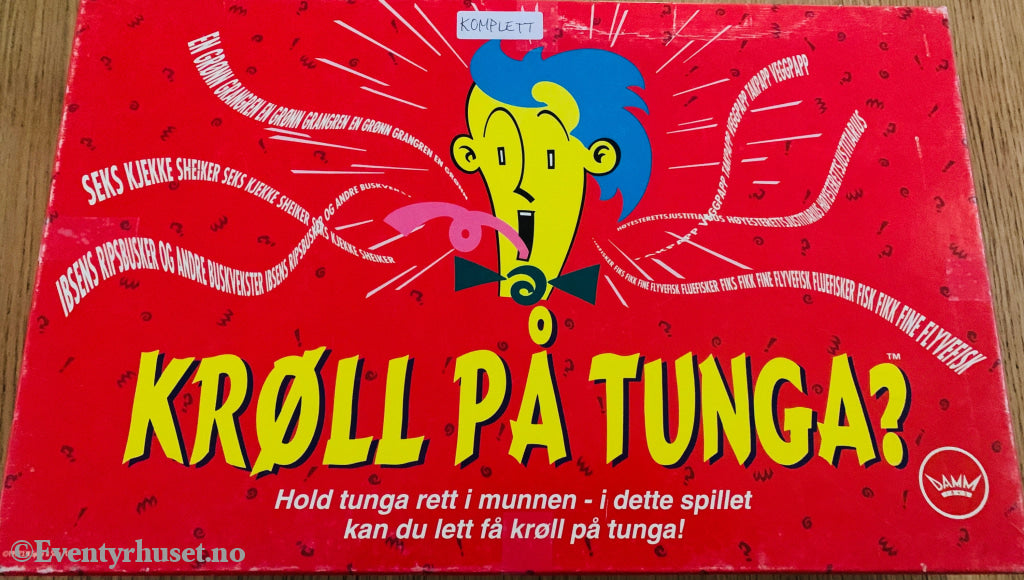 Krøll på tunga (1993) . Brettspill.