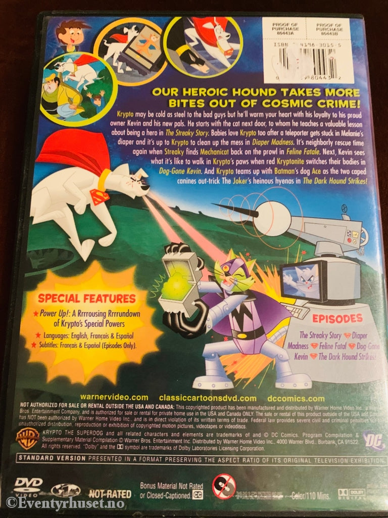 Krypto. The Superdog. Dvd. Dvd