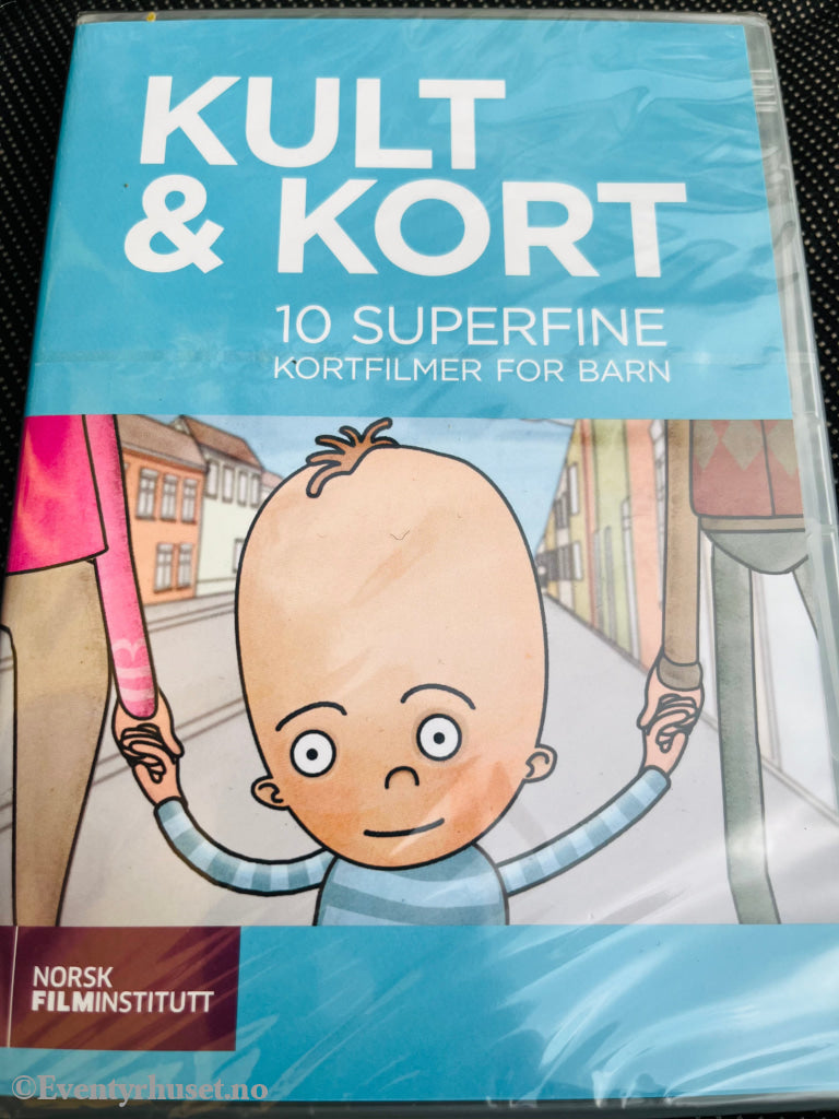 Kult & Kort - 10 Superfine Kortfilmer For Barn. Dvd. Ny I Plast! Dvd