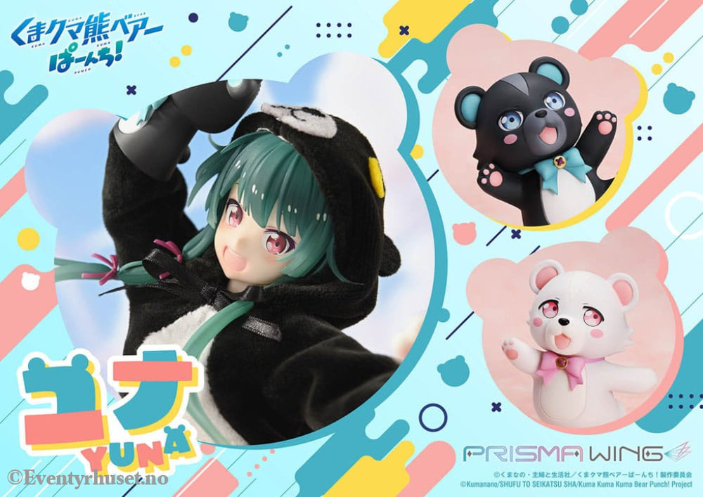 Kuma Kuma Kuma Bear Punch! Prisma Wing PVC Statue 1/7 Yuna 28 cm Manga & Anime