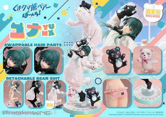 Kuma Kuma Kuma Bear Punch! Prisma Wing PVC Statue 1/7 Yuna Deluxe Version 28 cm Manga & Anime
