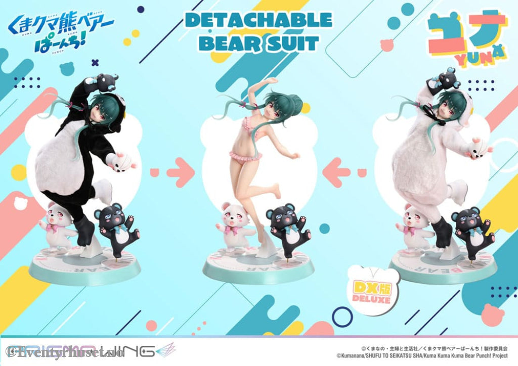 Kuma Kuma Kuma Bear Punch! Prisma Wing PVC Statue 1/7 Yuna Deluxe Version 28 cm Manga & Anime