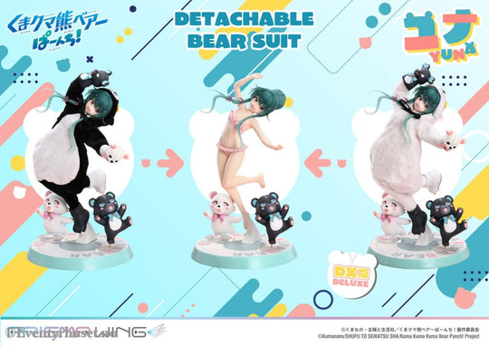 Kuma Kuma Kuma Bear Punch! Prisma Wing PVC Statue 1/7 Yuna Deluxe Version 28 cm Manga & Anime