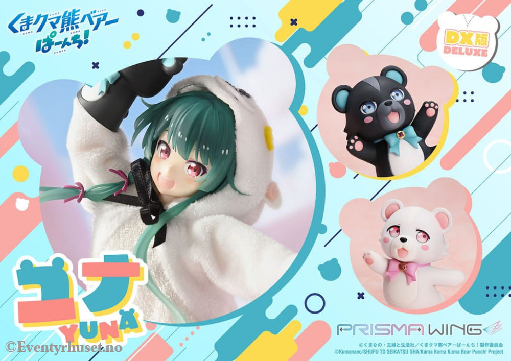Kuma Kuma Kuma Bear Punch! Prisma Wing PVC Statue 1/7 Yuna Deluxe Version 28 cm Manga & Anime