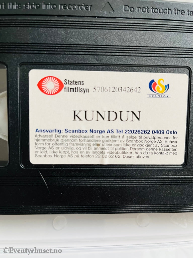 Kundun. 1997. Vhs. Vhs