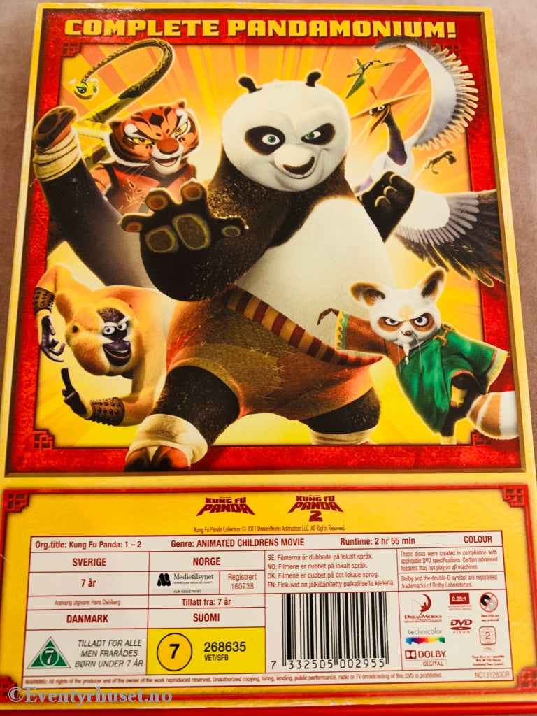 Kung Fu Panda Collection. Dvd Samleboks.