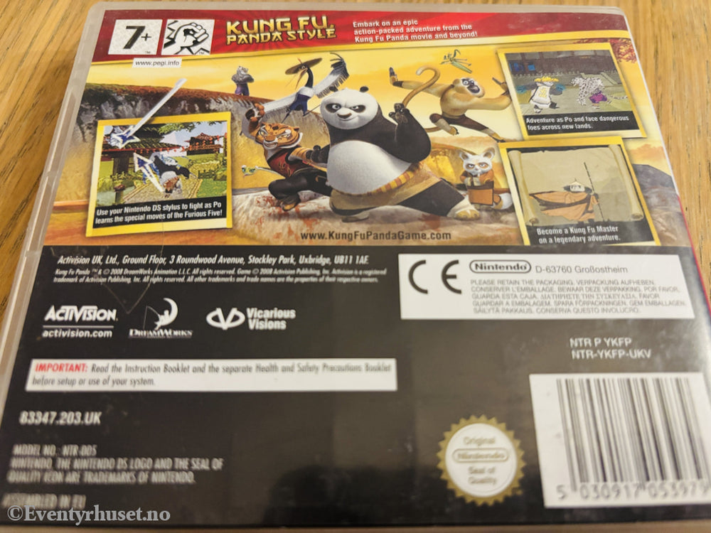 Kung Fu Panda . Nintendo DS.