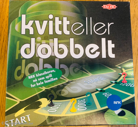 Kvitt Eller Dobbelt (Nrk). Brettspill. Brettspill