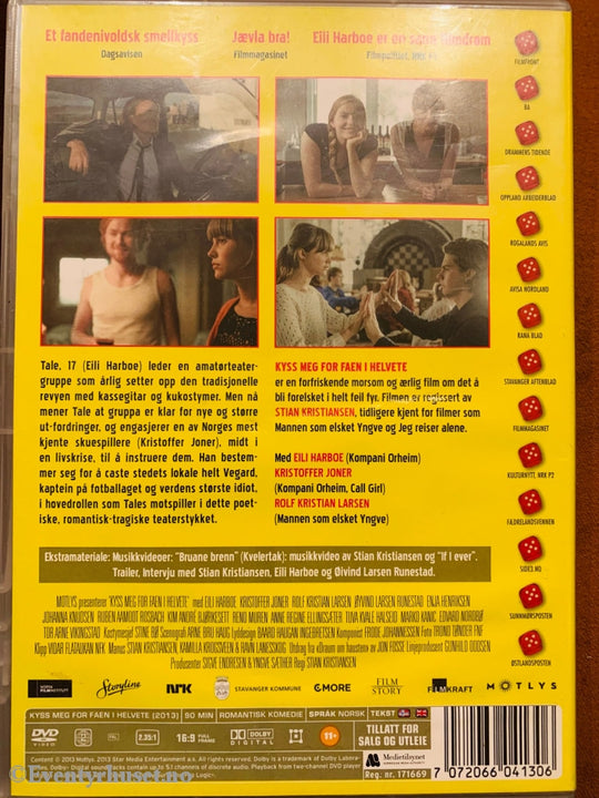 Kyss Meg For Faen I Helvete. Dvd. Dvd