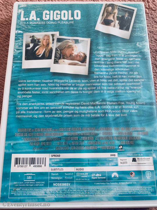 L.A. Gigolo (2009). DVD.