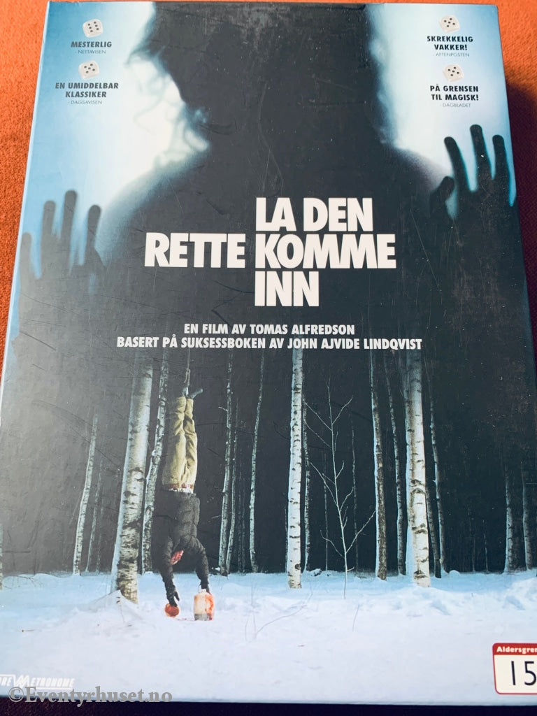 La Den Rette Komme Inn. Dvd Slipcase.