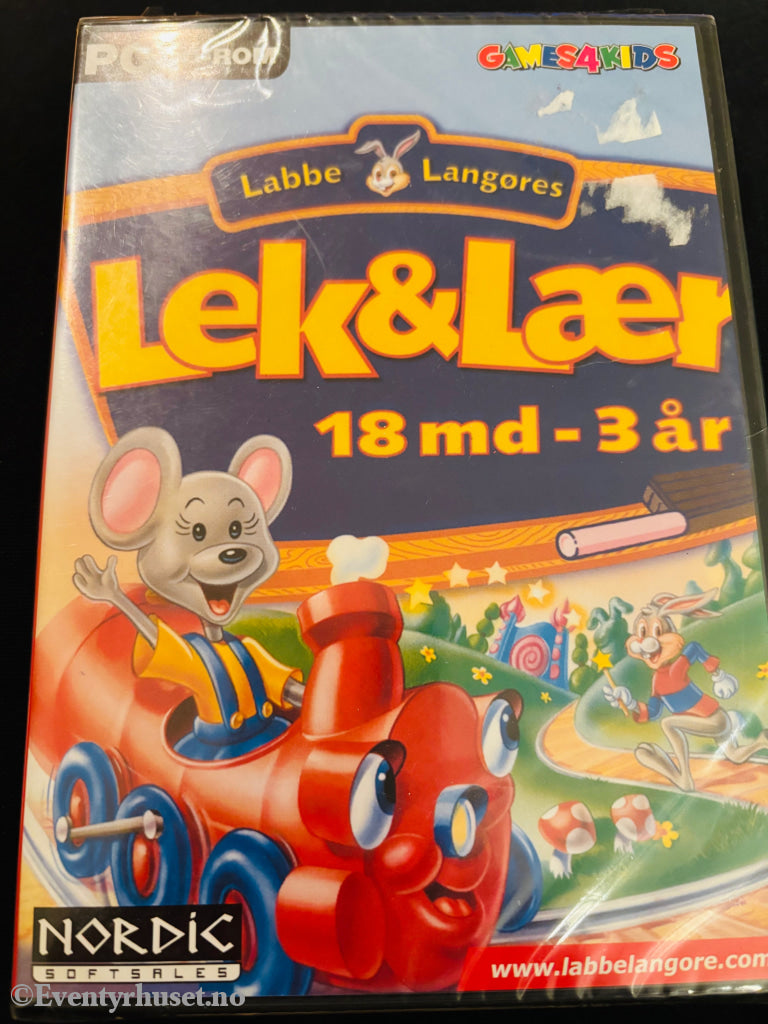 Labbe Langores Lek & Lær 18 md – 3 år. PC. Ny i plast!