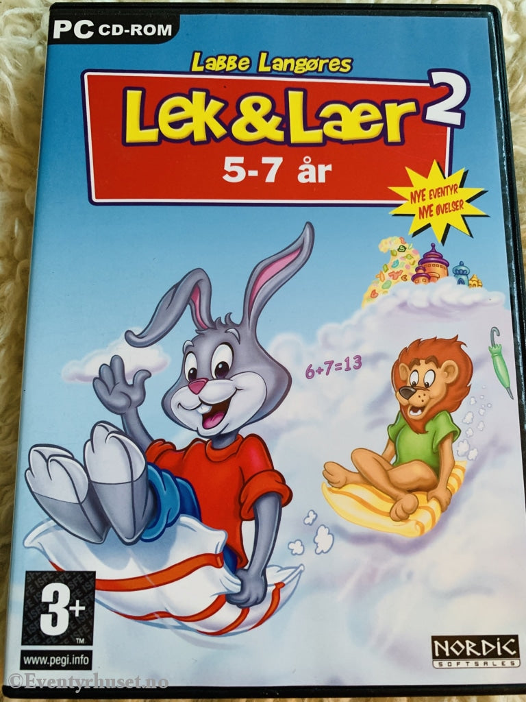 Labbe Langøres Lek & Lær 2 - 5-7 År. Pc Spill. Spill