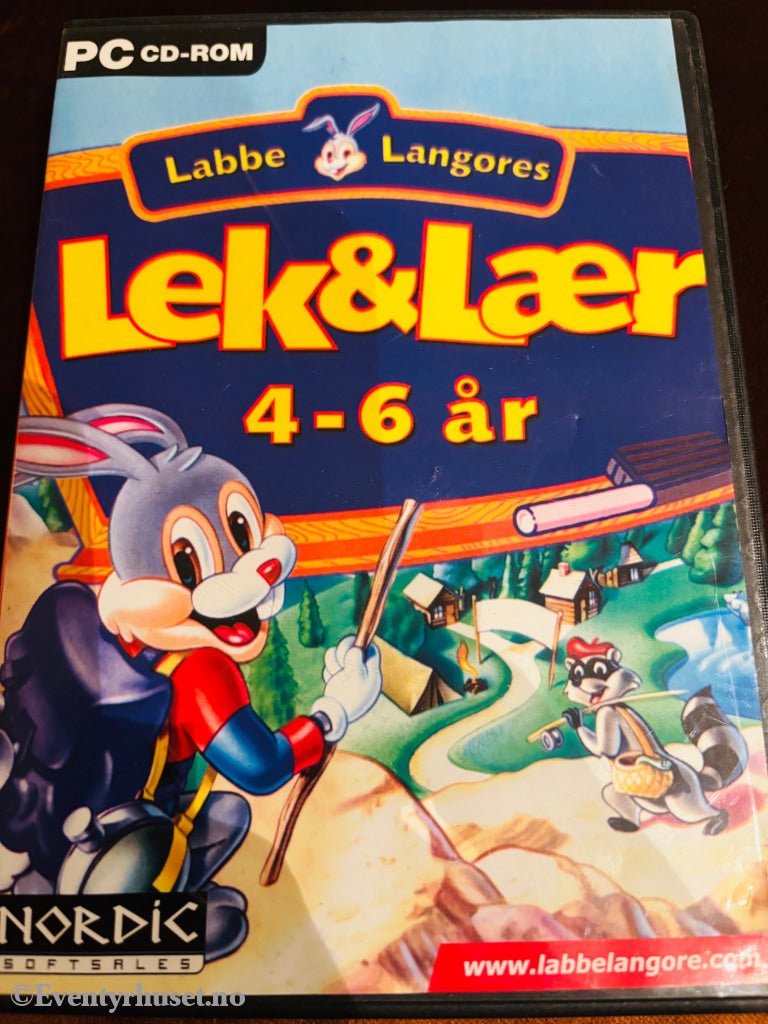 Labbe Langores Lek & Lær 4-6 år. PC.