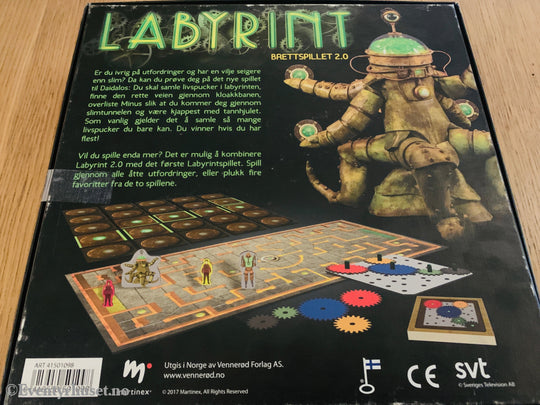 Labyrint Brettspillet 2.0. 2019. Brettspill.