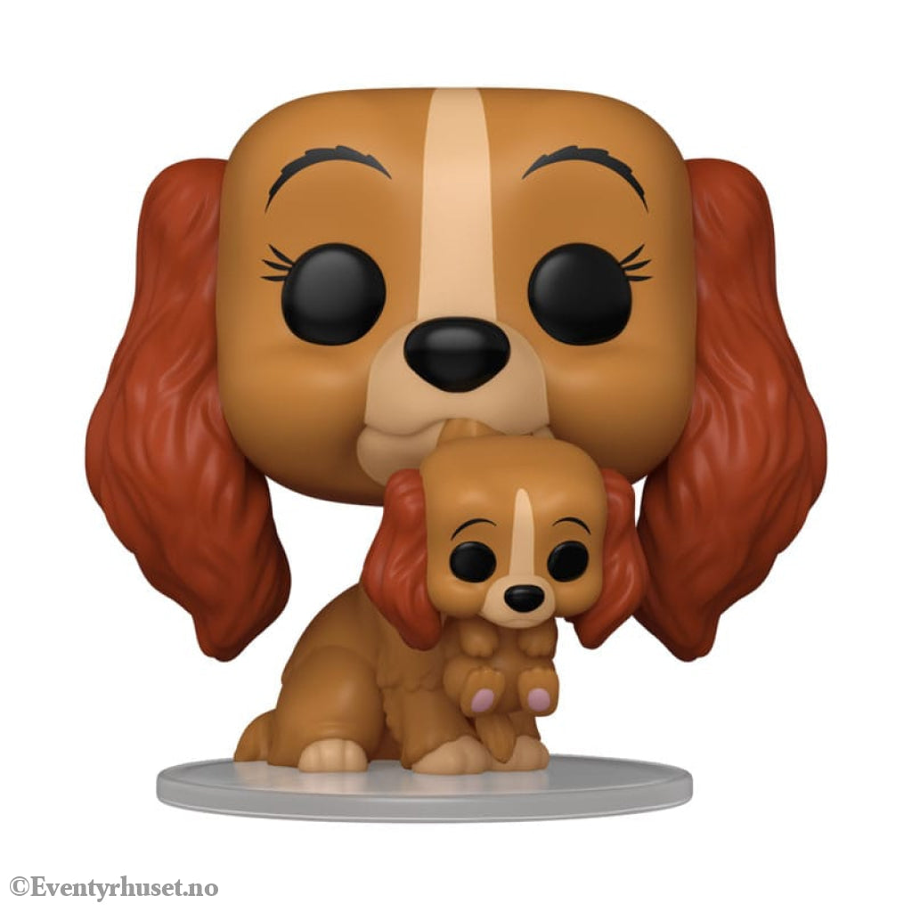 Lady and the Tramp POP! Disney Vinyl Figure Lady w/puppy 9 cm Collectibles