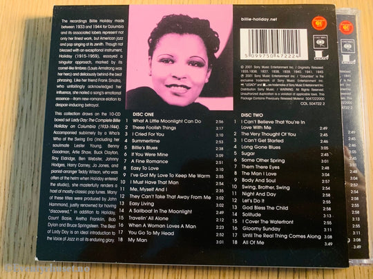 Lady Day - The Best Of Billie Holiday. Cd. Cd