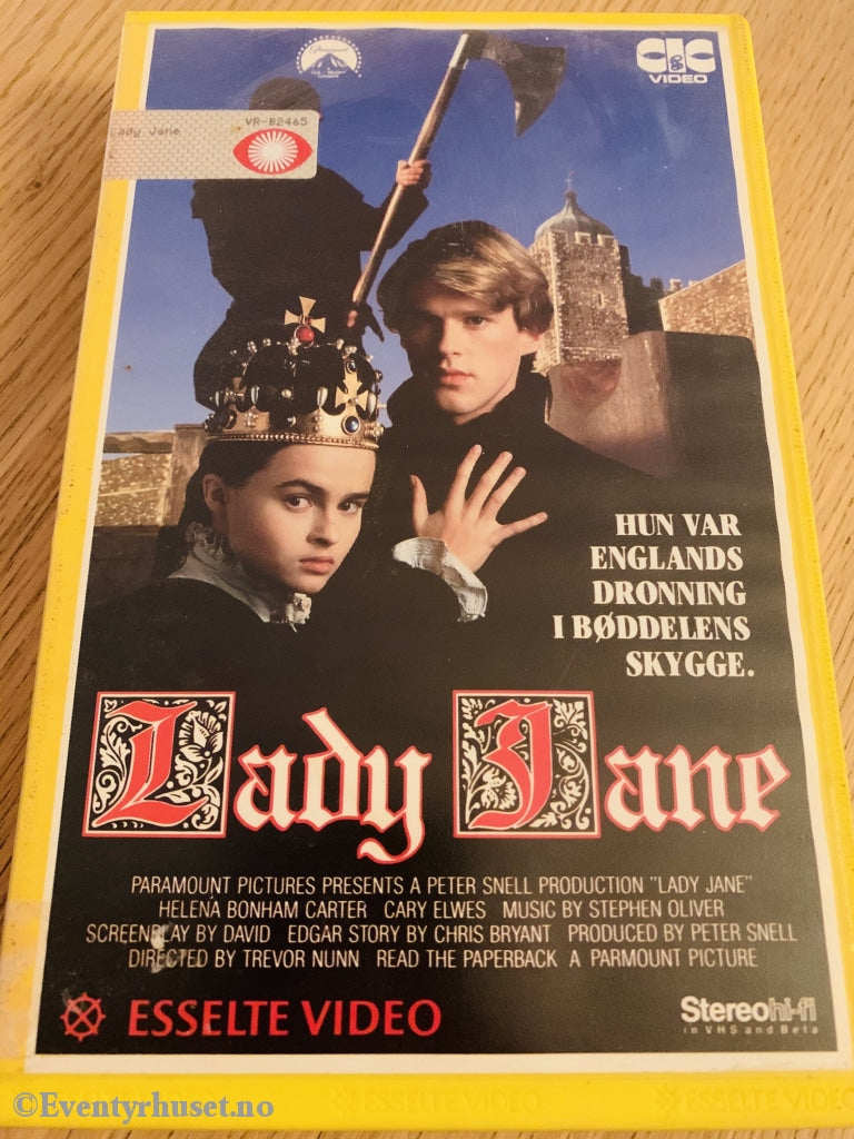 Lady Jane. 1986. Vhs Big Box.