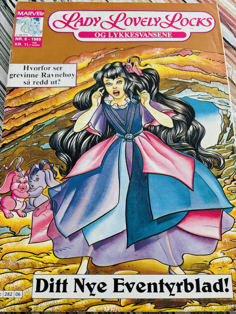 Lady Lovely Locks Nr. 6 - 1989. Tegneserieblad/album.