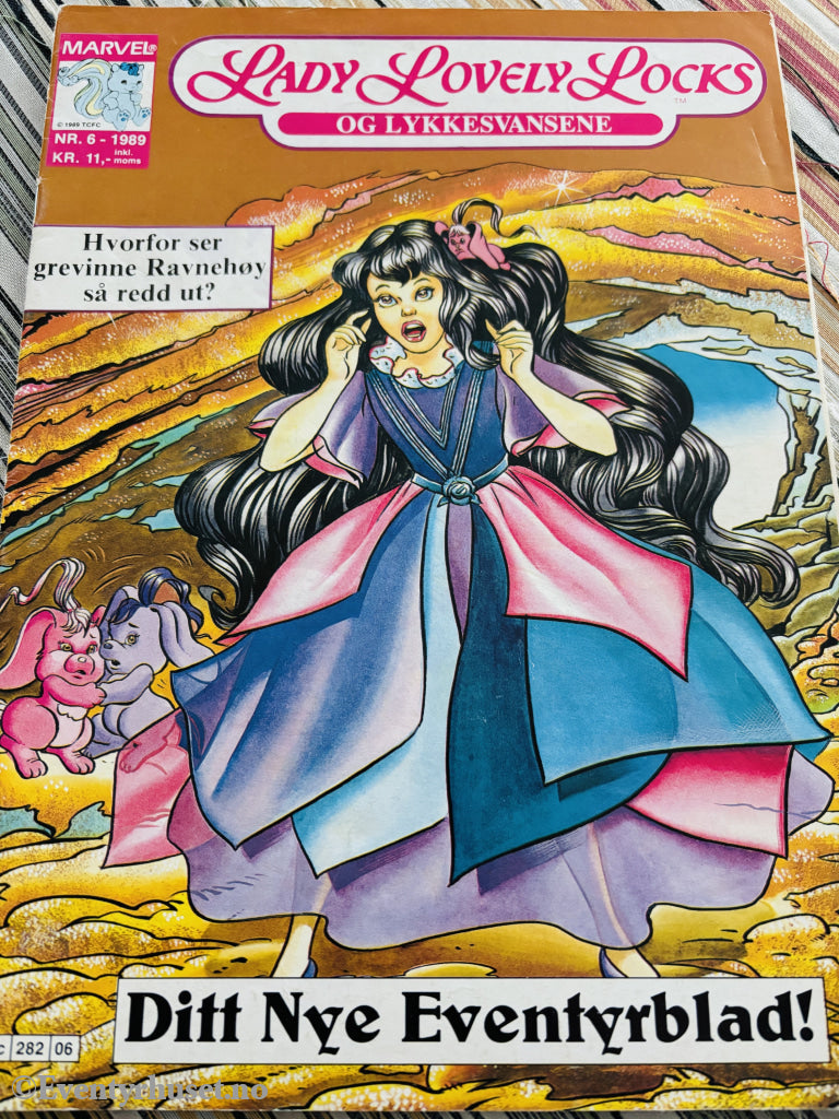 Lady Lovely Locks Nr. 6 - 1989. Tegneserieblad/album.