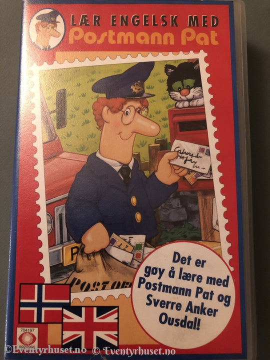 Lær Engelsk Med Postmann Pat. 1994. Vhs. Vhs