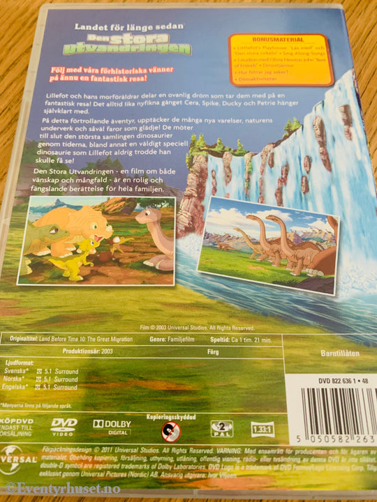 Landet för längesedan: Den stora utvandringen (1998). DVD.