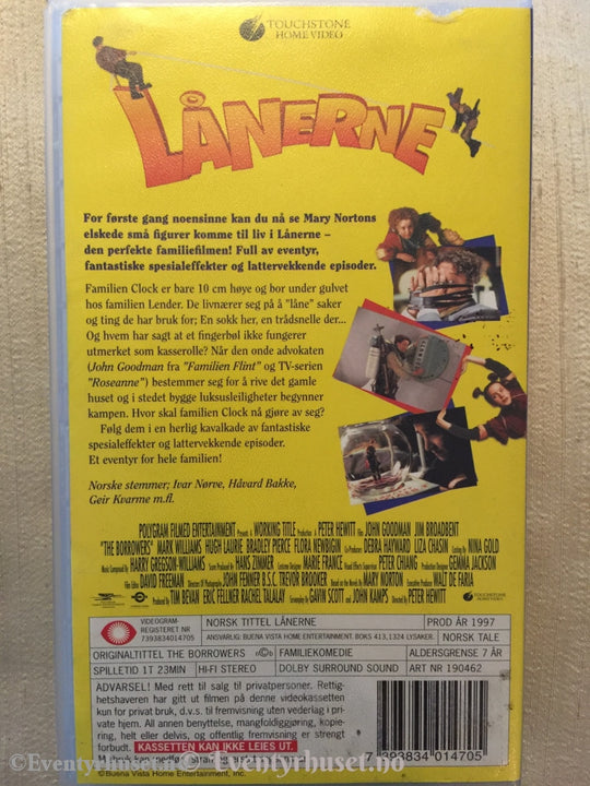 Lånerne. 1997. Vhs. Vhs