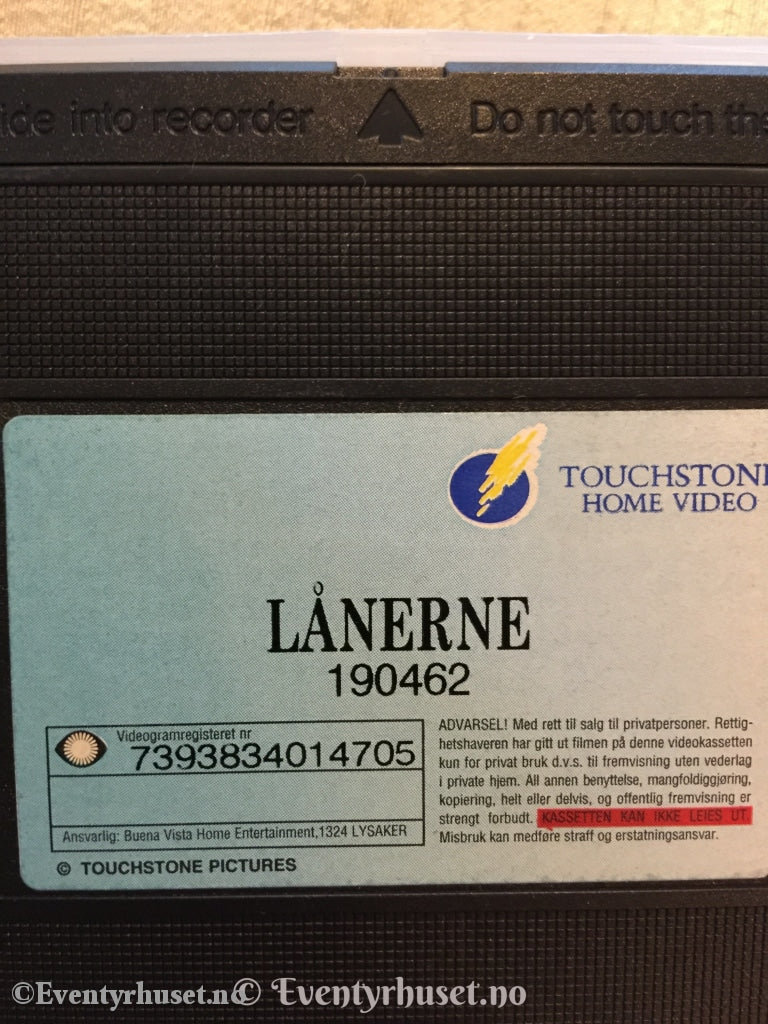 Lånerne. 1997. Vhs. Vhs