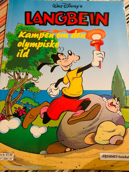 Langbein - Kampen Om Den Olympiske Ild. 1988. Tegneseriealbum