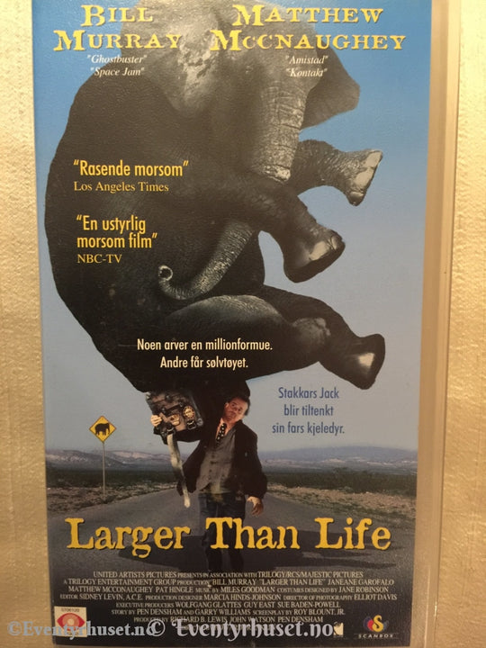 Larger Than Life. 1996. Vhs. Vhs