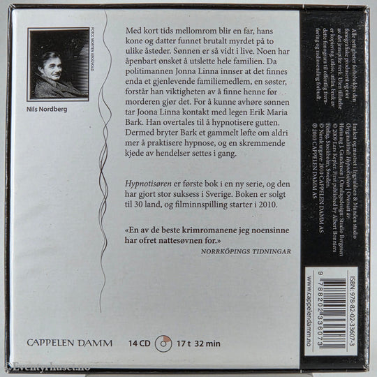 Lars Kepler 2009 Hypnotisøren. Lydbok på CD. Walt Disney Home Video